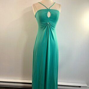 See You Monday Women's Mint Green Keyhole Dress - Juniors Size Large - NWT